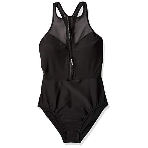 Speedo Women's Swimsuit One Piece High Neck Contemporary Cut