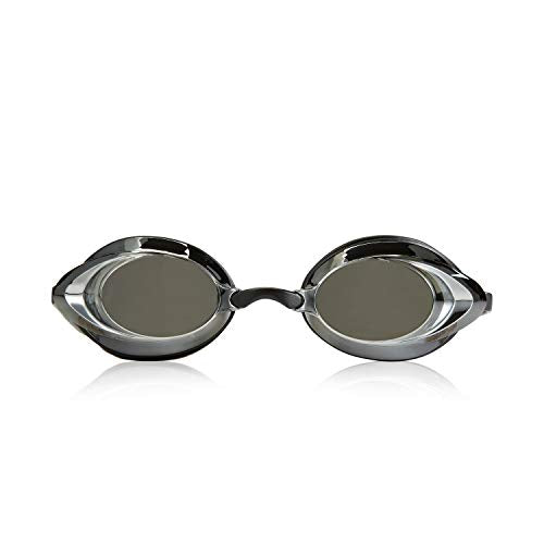 Speedo Unisex-Adult Mirrored Vanquisher 2.0 Swim Goggles - Smoke Blue