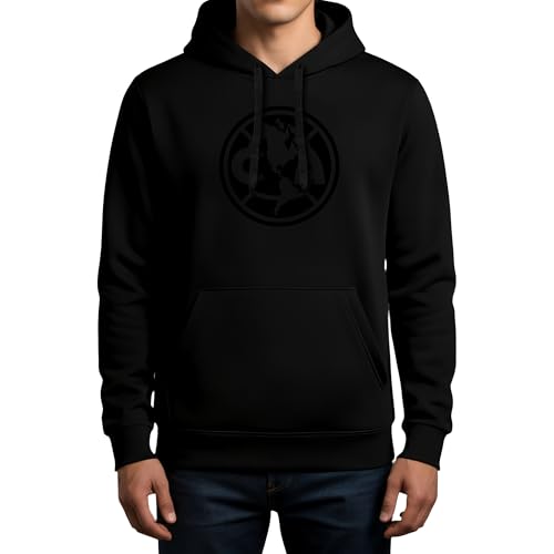 Official Licensed Club América Black Pullover Hoodie - Medium