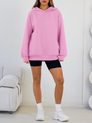 Oversized Pink Hoodie for Women - Trendy Queen Large Comfort Sweatshirt