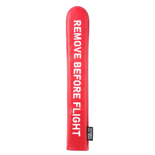 Golf Head Cover with RBF Design for Clubs - Red / for Alignment Stick