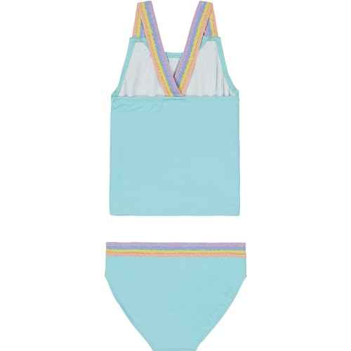 Nautica Girls Two-Piece Bikini Swimsuit Set, UPF 50+ Sun Protection, Quick-Dry Bathing Suit