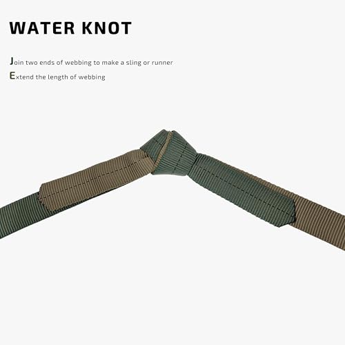 Tan 30ft MIL-W-5625 Nylon Climbing Webbing 1 Inch Heavy Duty Tie Down