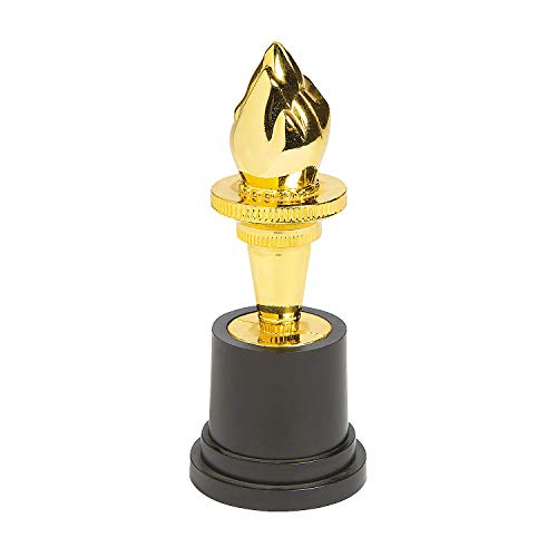 Gold Trophy Award Set of 12 - Sports & Recognition Trophies for Awards