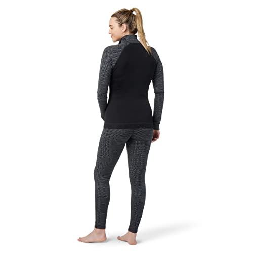 Smartwool Women's Classic Thermal Merino Base Layer Pattern 1/4 Zip