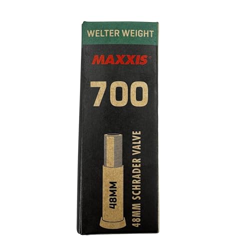 Maxxis 700x33-50mm Heavy Duty Bike Tubes with 48mm Schrader Valve - 2 Pack