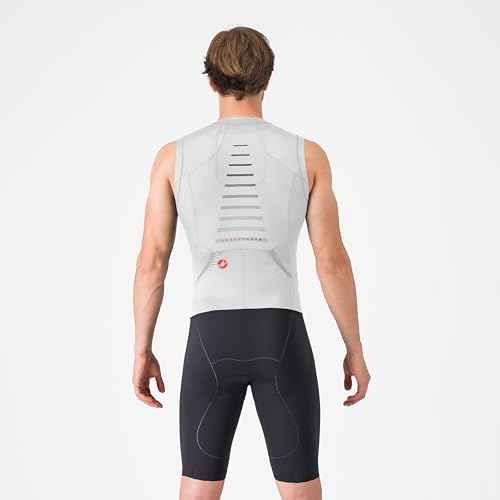 CASTELLI Men¡¯s Sanremo 3 Suit Sleeveless, Cycling Race Swim Bike Run, Aerodynamic Triathlon Suit with Tri Seat Pad
