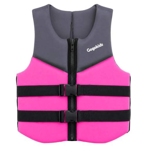 Gogokids Toddler Swim Vest Floaties - Size XL 50-90 lbs - Safety Certified Pool Float for Kids