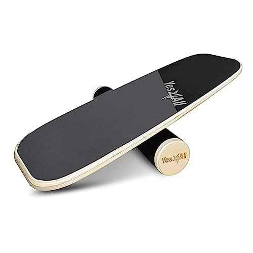 Yes4All Balance Board Sports Trainer, Surf Trainer Board With Adjustable Stoppers, Improve Core Strength and Balance Control