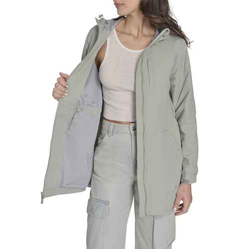Champion womens Hooded Cinch Waist Rain Jacket
