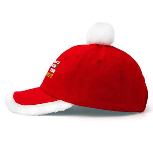 Embroidered Baseball Cap Golf Dad Hat Adjustable Original Classic Low Profile Cotton Cap Red Santa Hat Men Women
