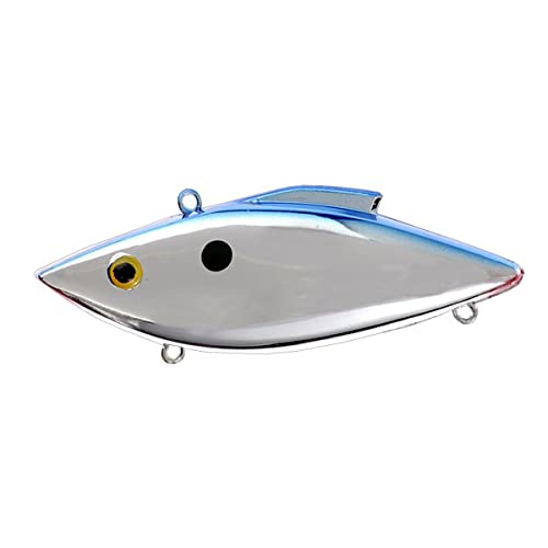 Bill Lewis Magnum Rat-L-Trap Lipless Crankbait - Chrome Blue Back 3/4 OZ