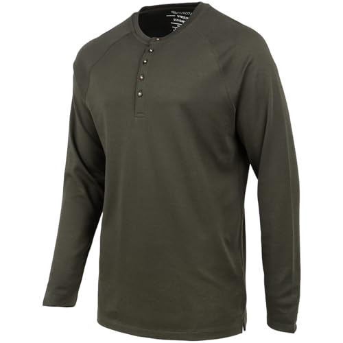 Beretta Men's Scout Performance Relaxed Fit Thermal Long Sleeve Henley Shirt