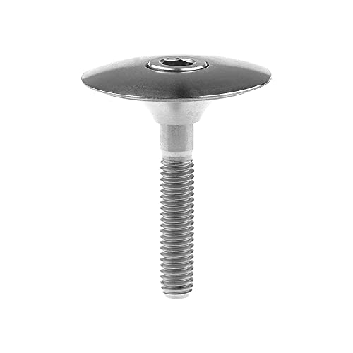 Normal Titanium Headset Stem Top Cap 1-1/8" with Titanium M6 Bolt for Bicycle