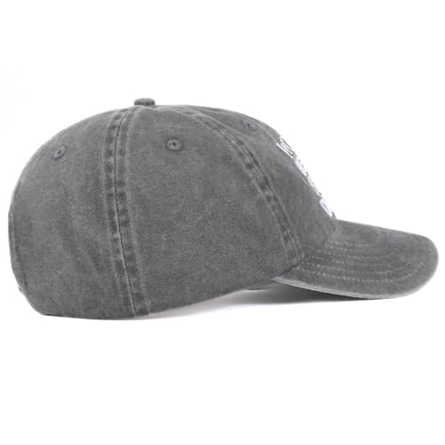 InnoBeta School Bus Driver Appreciation Gifts Cap for Women, Adjustable Embroidered Baseball Hat for Christmas Grey