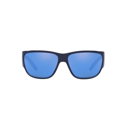 ARNETTE Unisex Sunglasses Black Frame, Polarized Grey Lenses, 63MM