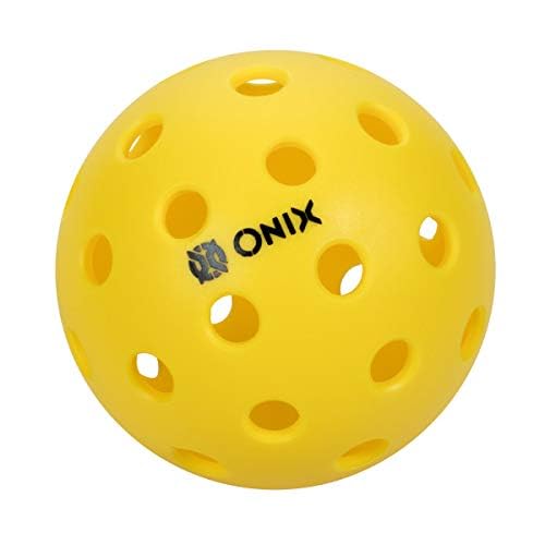 Onix Pure 2 Outdoor Pickleball Balls – 6-Pack, Weighted for Outdoor Play