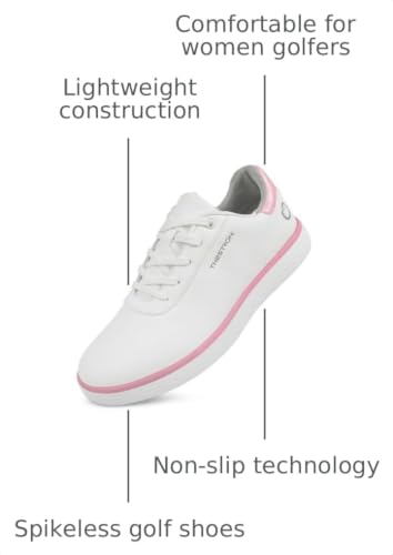 Women’s Golf Shoes Spikeless Non Slip Outdoor Sneakers Casual Sport Footwear