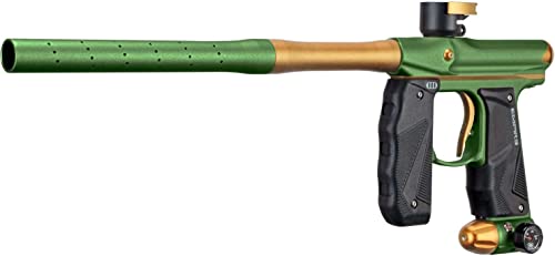 Empire Mini GS Electronic Paintball Gun Marker w Empire Halo Too Electronic Paintball Loader Starter Package (Halo Loader Black, Dust Olive/Dust Tan)