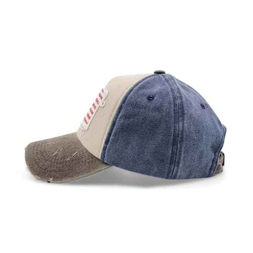 Vintage Distressed USA Hat - Mens Baseball Cap with American Flag, Perfect Veteran Ballcap, American Flag Baseball Cap