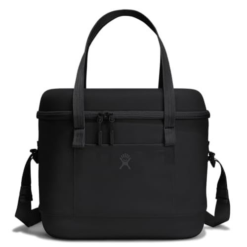 Hydro Flask Cooler Bag for Beach, Beverages and Travel - Insulated Soft Lunch Bag - 20 L Capacity in Black