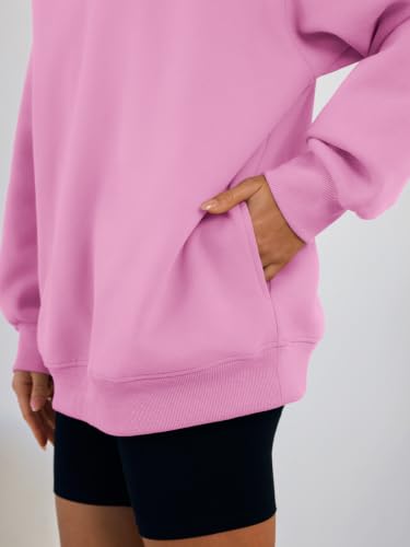 Oversized Pink Hoodie for Women - Trendy Queen Large Comfort Sweatshirt