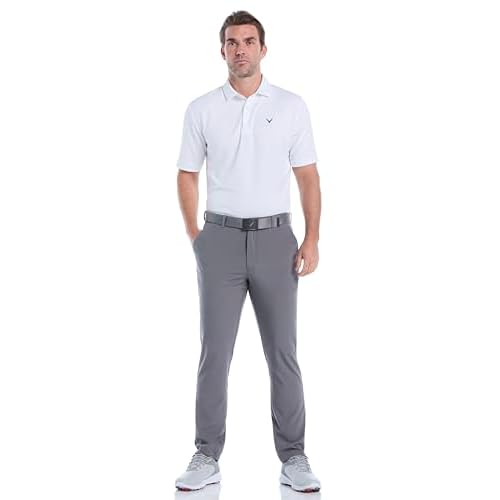 Callaway Mens Swing Tech Stretch Golf Pant with Active Waistband, 30"/32"/34" Inseams, Moisture-Wicking, Sun Protection