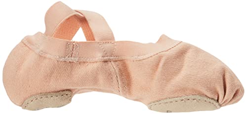 Bloch Women's Synchrony Split Sole Canvas Ballet Slippers - Pink, 2.5 Narrow
