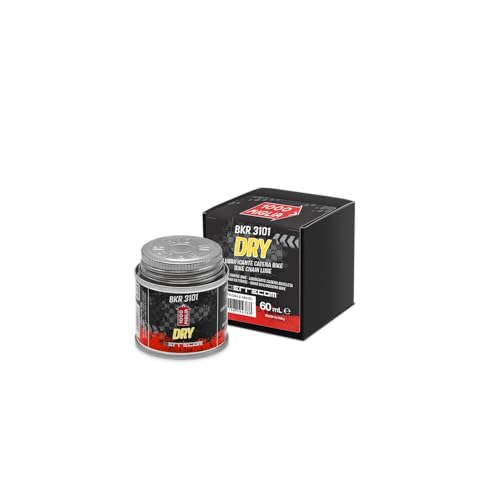 Errecom 1000 Miglia BKR 3101-2 fl oz (60 mL) Can, Dry Lube Bike Chain, for Dry and Dusty Weather Conditions, Brush Included