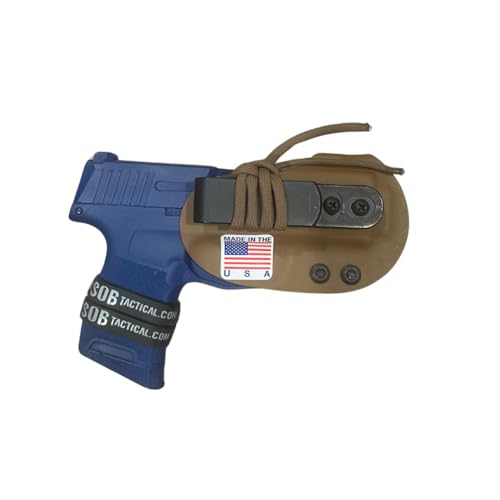 TAN Deep Concealed Holster for P365 - Slim, Custom-Fit, Ambidextrous Carry