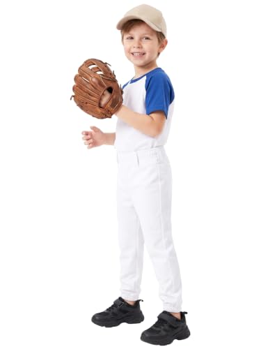 Youth Boys Baseball Pants 4T Softball Practice Pants with Pockets - White