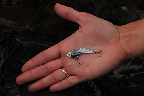 SteelShad Mini 1/4 oz Lipless Crankbait Set - Silver for Freshwater Fishing