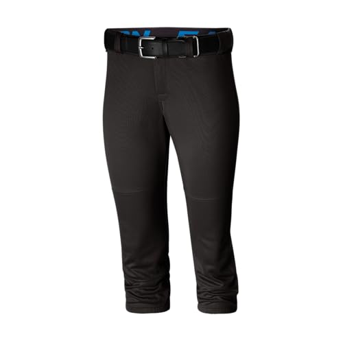 Easton Women's Pro Elite Fastpitch Softball Pants Large Black - Stretchable Protective Athletic Trousers
