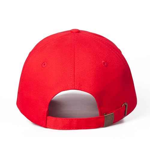 Trump Portrait Baseball Cap with American Flag Design - Red Patriotic Adjustable Hat for Men & Women