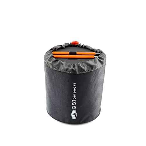 GSI Outdoors Pinnacle Soloist Kitchen Kit | Integrated Camp Cookware for Ultralight Backpacking and Camping