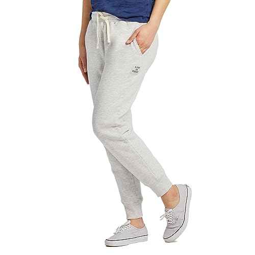 Life is Good. Women's Simply True Fleece Jogger, Light Heather Gray