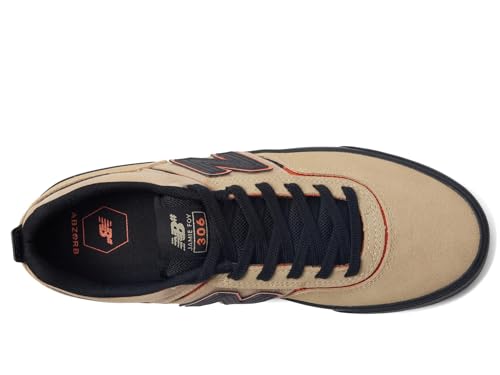Unisex Skateboarding Shoes - New Balance Numeric 306 V1 Khaki Black 8 Women/6.5 Men