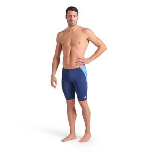 ARENA Mens Performance Men's Monogram Swim Jammer Knee-Length Swimsuit Training Bathing Suit