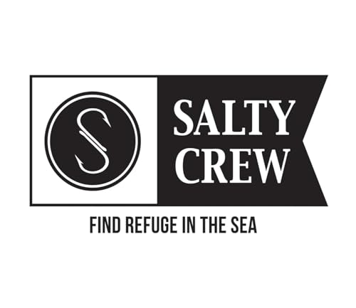 Salty Crew Retro Trucker Hat - Adjustable 6 Panel Snapback Cap - Black, One Size