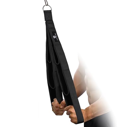 EVMT Tricep Rope Cable Attachment for Gym & Home Workouts - 27 & 20 Inch