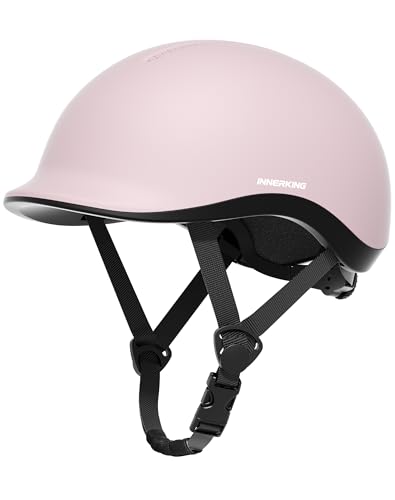 InnerKing Adjustable Bike Helmet for Adults Men Women Matte Dusty Pink Medium