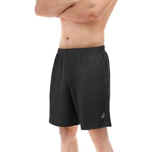 NY Threads Men's Athletic Shorts Quick Dry Loose-Fit Lightweight Running Workout Gym Shorts with Pockets