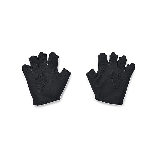 Under Armour Women's Training Gloves Half Finger Black Silver Medium