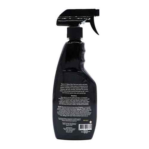 Marine 31 Mildew Stain Remover & Cleaner | Effective for Boats, Home, Patio, & Bathroom | Removes Mildew & Mold Stains | Powerful Cleaning Formula | 16oz