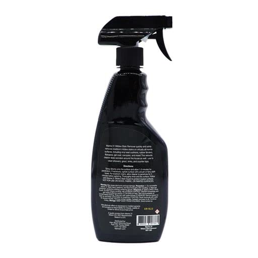 16oz Mildew Stain Remover & Cleaner for Boats, Home & Patio - Powerful Mold & Mildew Removal