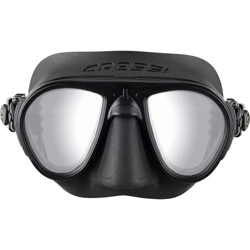 Cressi Adult Scuba Diving Mask, Fog Stop, Low Volume, Wide View - Calibro: made in Italy