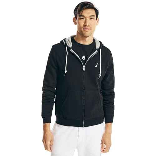 Nautica Men's Anchor Fleece Full-Zip Hoodie