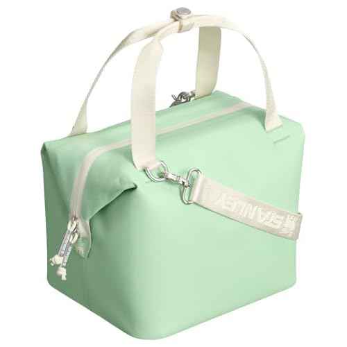 Stanley All Day Julienne Mini Soft Cooler Bag and Lunch Box 7.4 Quarts | 10 Can Cooler with Handles and Strap | Stays Cold for Hours | Insulated Travel Bag with Zipper | BPA-Free | Pistachio