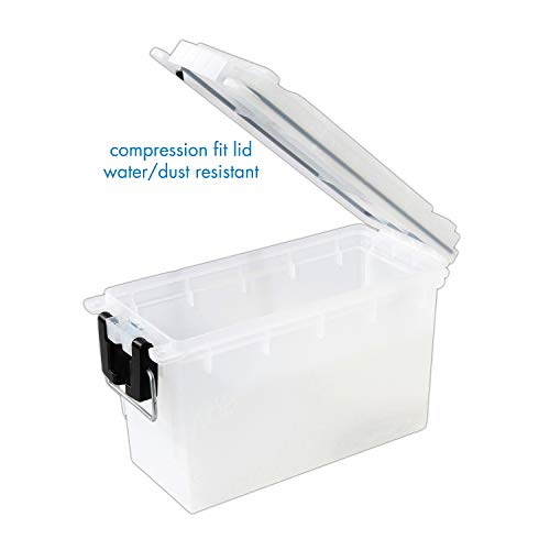 Translucent Craft Organizer Box - Lockable Storage for Art Supplies & School Items - One Size