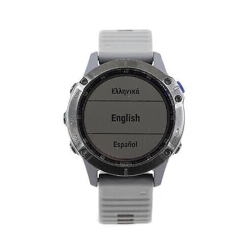 Garmin Fenix 6 Pro Solar (GPS,1.4 inches) Solar-Powered Multisport, Advanced Training Features and Data, Black with Slate Gray Band (Renewed)
